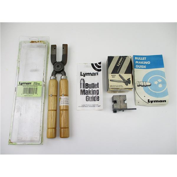 LYMAN BULLET MOLD AND HANDLE LOT
