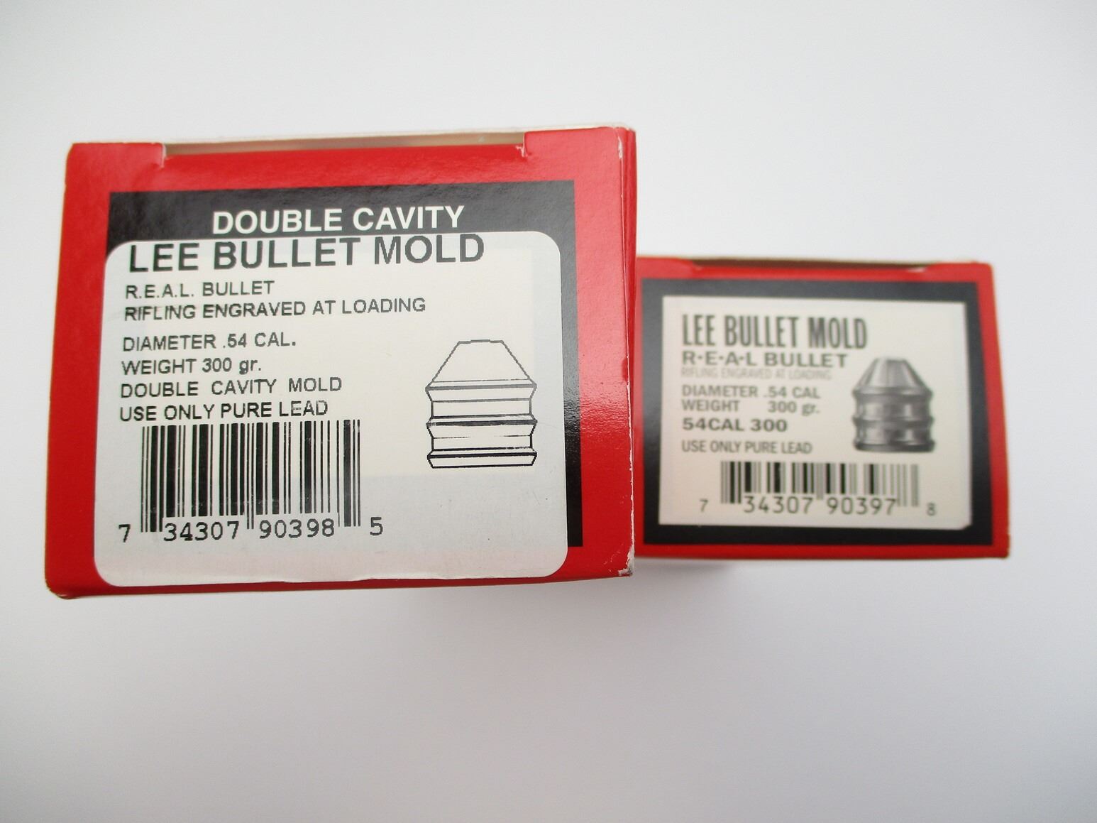 ASSORTED LEE .54 CAL. BULLET MOLD AND HANDLE LOT