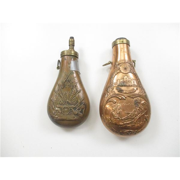 ASSORTED POWDER FLASK LOT