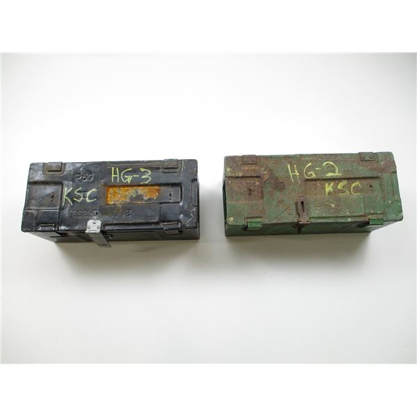 WWII METAL AMMO TIN LOT