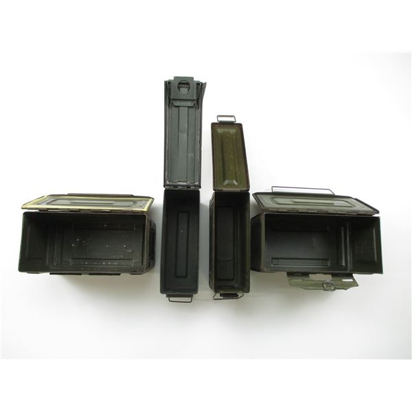 METAL AMMO TIN LOT