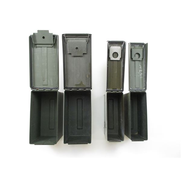 METAL AMMO TIN LOT