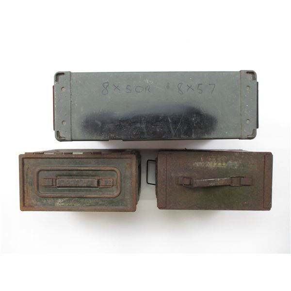 METAL AMMO TIN LOT