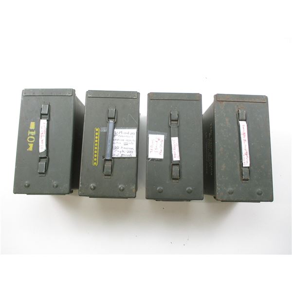 METAL AMMO TIN LOT