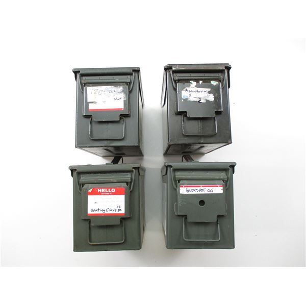 METAL AMMO TIN LOT