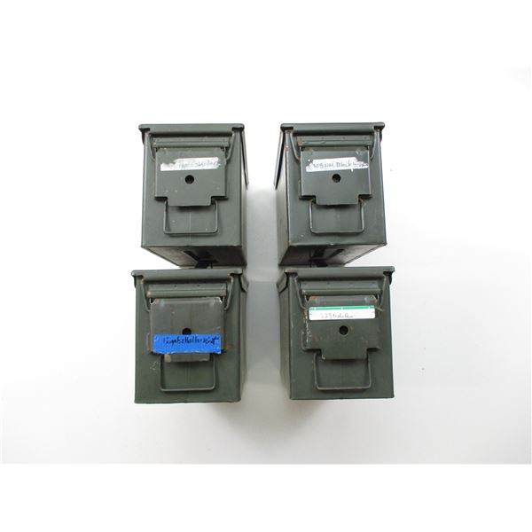 METAL AMMO TIN LOT