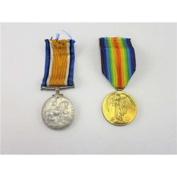 WWI BRITISH NAMED MEDALS SET