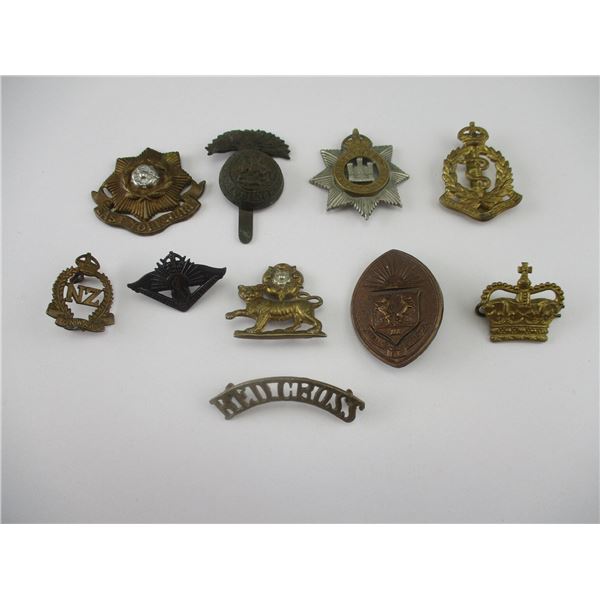 BRITISH MILITARY BADGES LOT