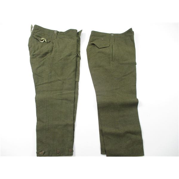 CANADIAN MILITARY WOOL PANTS LOT