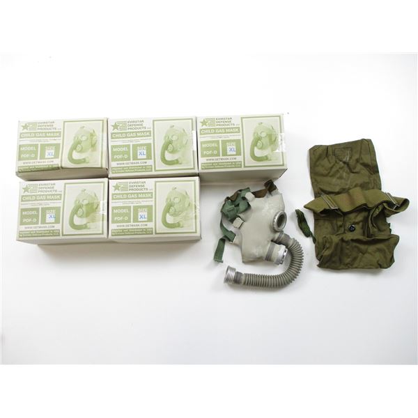 RUSSIAN CHILD GAS MASK LOT