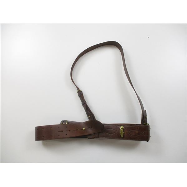 SAM BROWNE OFFICER'S LEATHER BELT