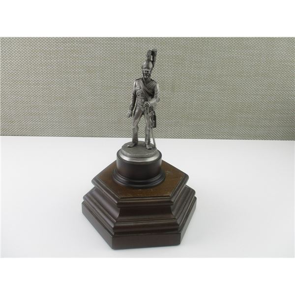 PEWTER MILITARIA FIGURINE