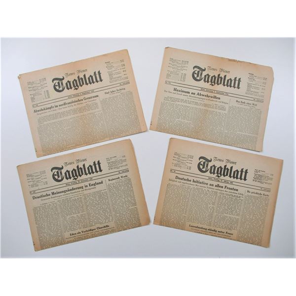 WWII VIENNA NEWSPAPER LOT