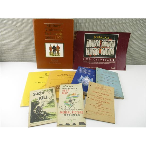 CANADIAN MILITARY BOOK LOT