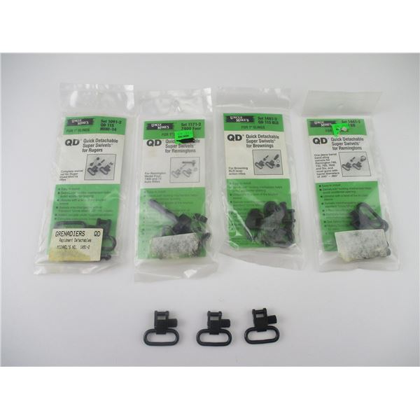 ASSORTED SWIVELS / STUDS, ETC.