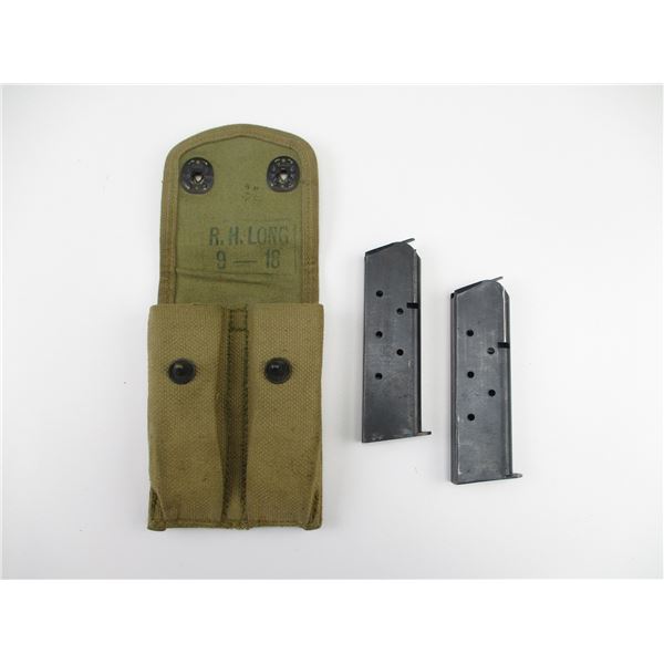 1911 PISTOL MAGAZINES WITH MAG POUCH