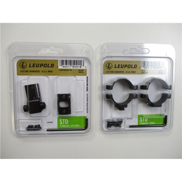 LEUPOLD SCOPE RINGS & BASES