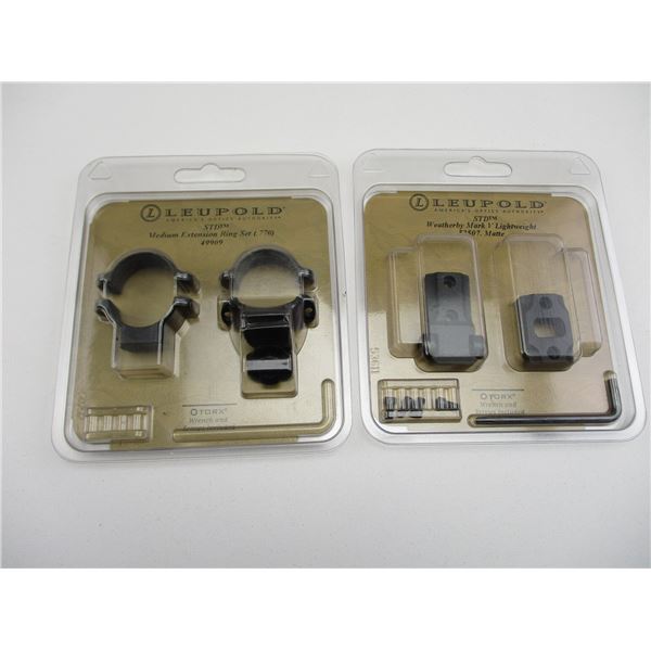 LEUPOLD 1" SCOPE RINGS & BASES