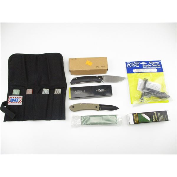ASSORTED FOLDING KNIVES ETC
