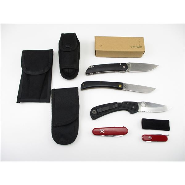 ASSORTED FOLDING KNIVES