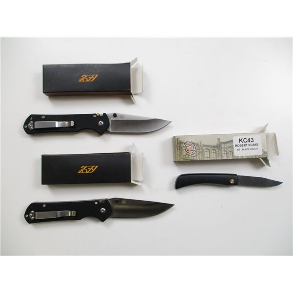 ASSORTED FOLDING KNIVES