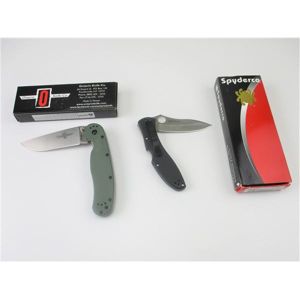 SPYDERCO FOLDING KNIFE ETC