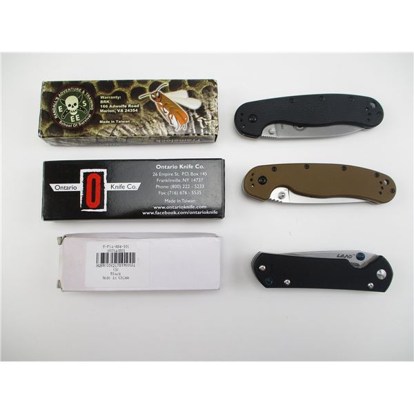 ASSORTED FOLDING KNIVES