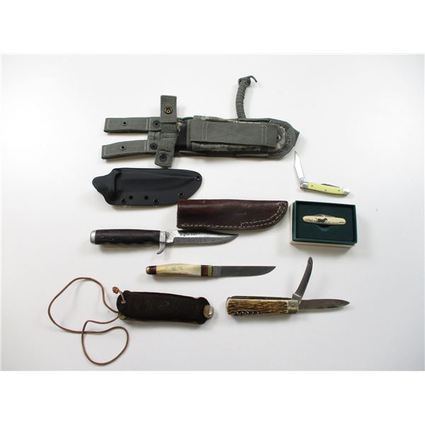 ASSORTED KNIVES ETC