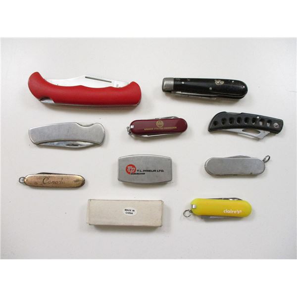 ASSORTED POCKET KNIVES