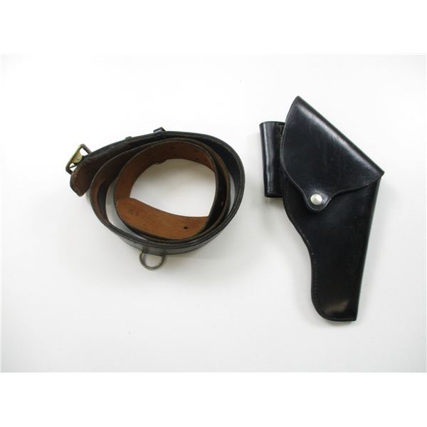 LEATHER HOLSTER & BELT