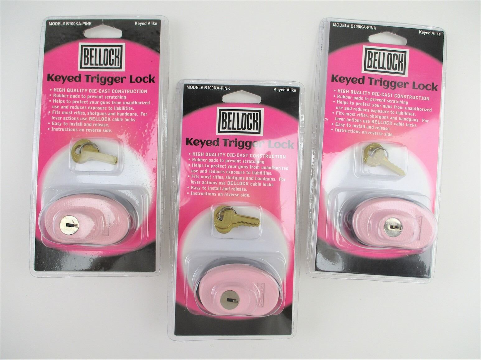 Bell Locks BELL LOCK KEYED TRIGGER LOCKS