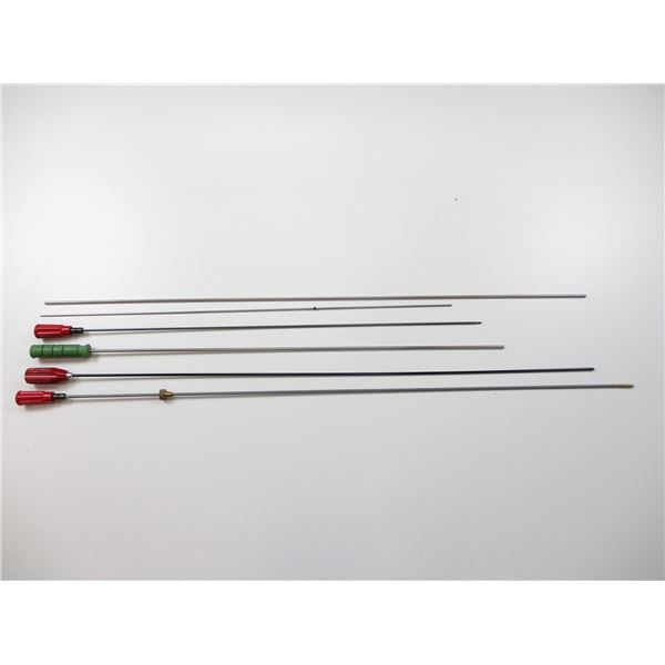 ASSORTED RIFLE CLEANING RODS