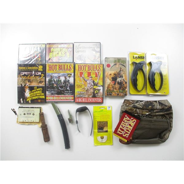 ASSORTED GAME CALL & DVDs ETC