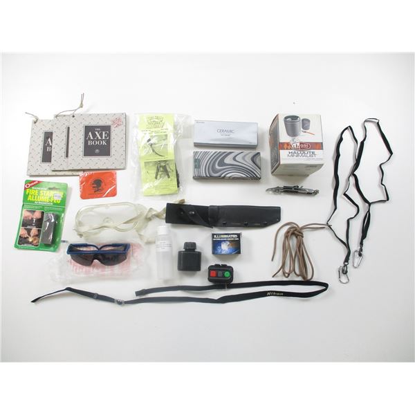ASSORTED CAMPING ACCESSORIES ETC