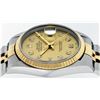 Image 9 : Rolex Mens Stainless Steel and Yellow Gold Champagne Diamond 36mm Datejust Jubil