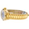 Image 6 : Rolex Ladies 18K Yellow Gold Blue Vignette Diamond And Sapphire President Wristw