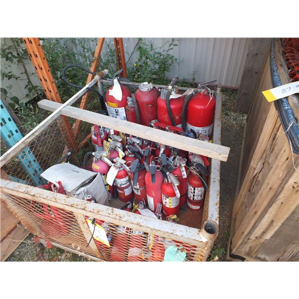 8 Crates Of Fire Extinguishers