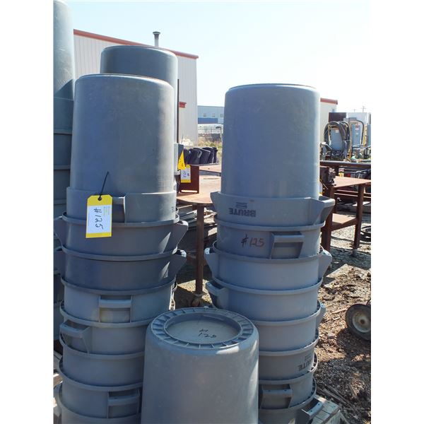 Small Brut Garbage Cans