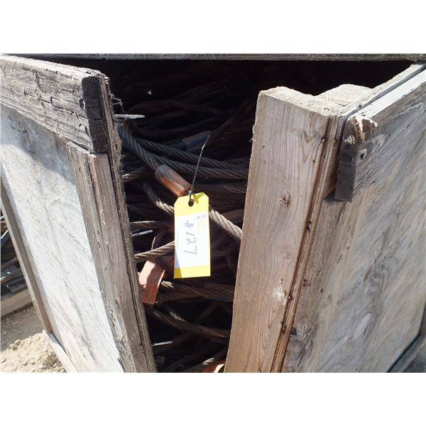 Crate Of Metal Slings