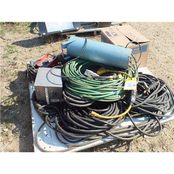 Pallet Of Welding Cable & Extension Cords