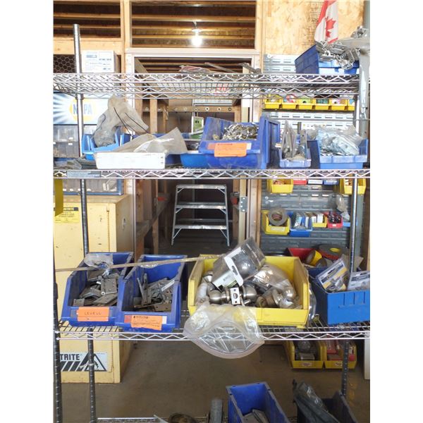 Door Hardware & Wheels w Rack