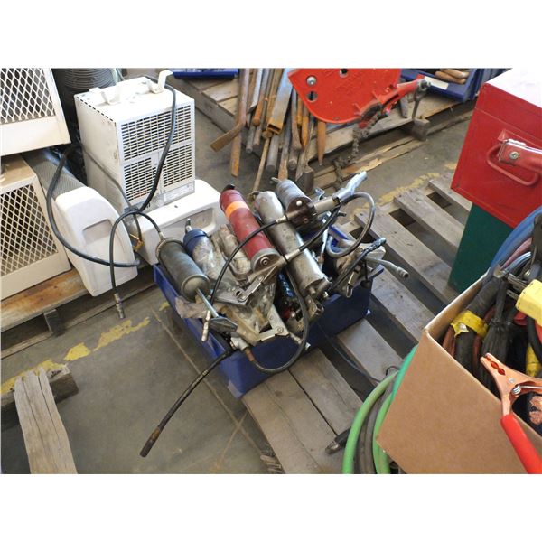Booster Cables, Hose, Grease Guns