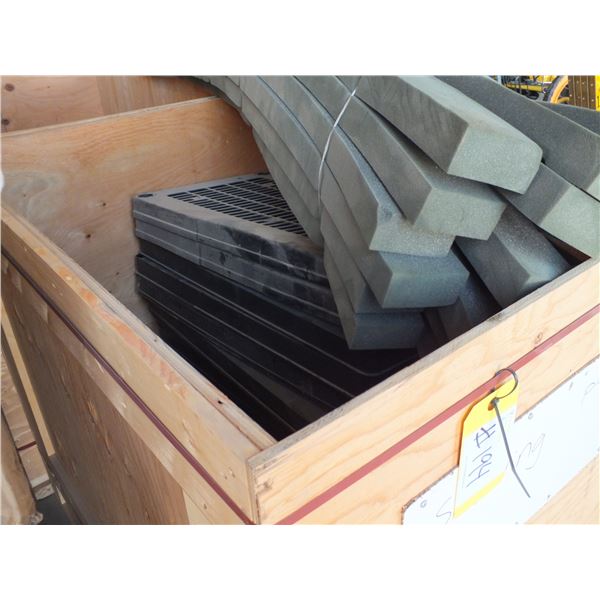 Crate Of Shelving w/ Crate