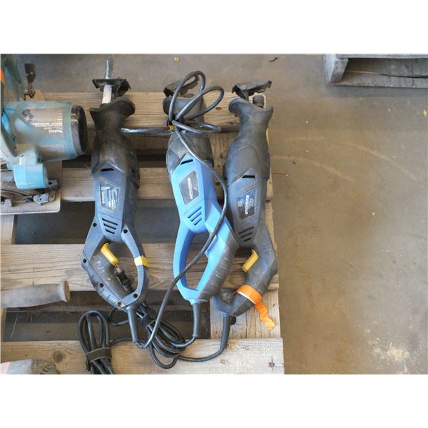 3 Mastercraft Sawzalls