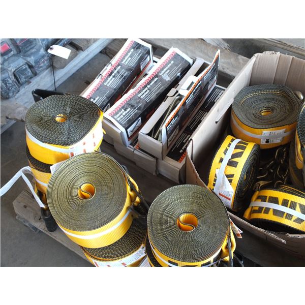 Pallet Of Tie Downs & Strap Winders