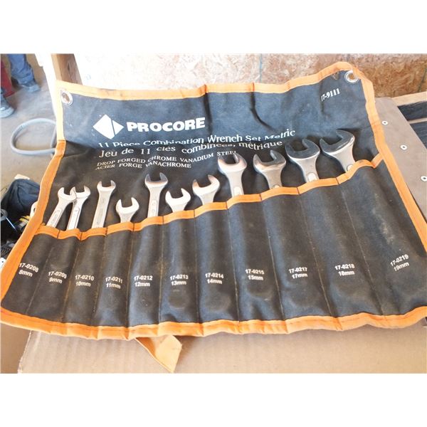 Procore 11pc Combo Wrench Set