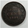 Image 1 : 1901 Queen Victoria Large Cent