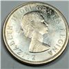 Image 2 : 1962 Queen Elizabeth II Canadian Silver Dollar UNC