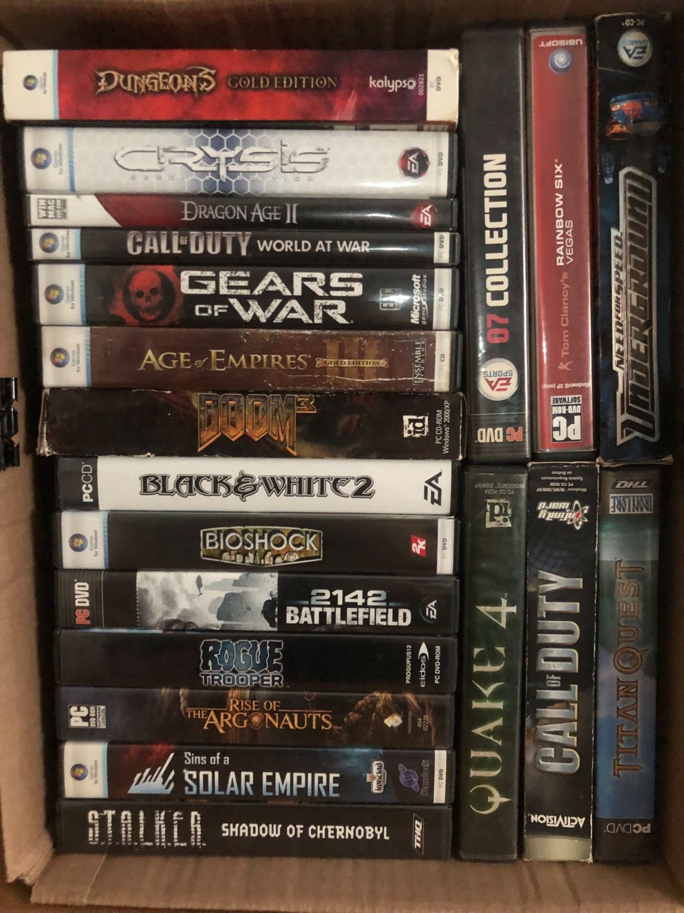 Vintage Computer Games Group Lot 3