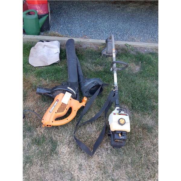 B& Decker & Ryobi Leaf blower,Weed Wacker C